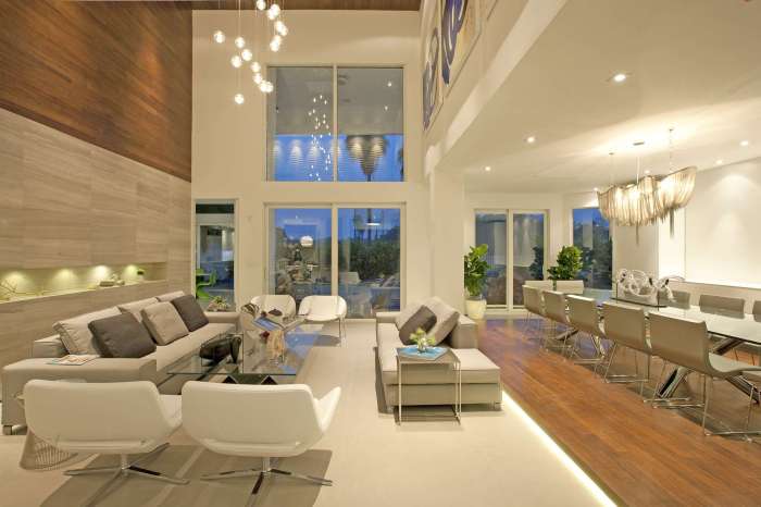 Contemporary home design interior