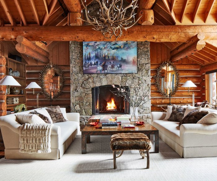 Country style home interior design